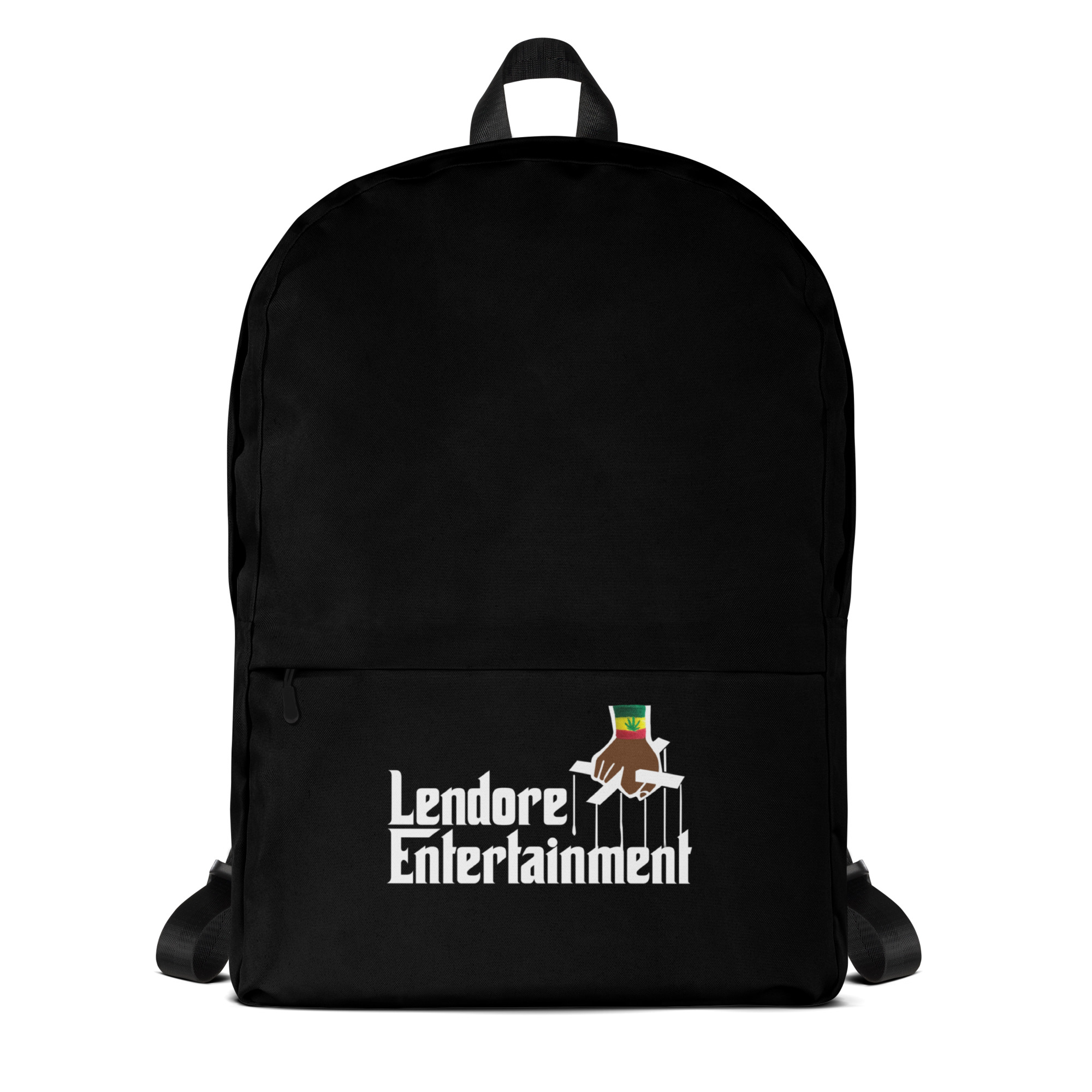 black-lendore-entertainment-backpack-lendore-entertainment